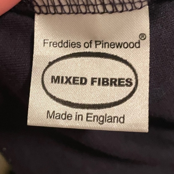 Freddies of Pinewood Striped Navy Top Size Small VLV Rockabilly shirt - Picture 4 of 10